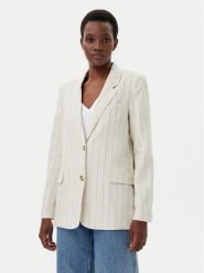 Vero Moda Marynarka Mindy 10304657 Beżowy Oversize. Brązowe żakiety damskie Vero Moda, bez wzorów, z wiskozy. Za 169.99 zł.