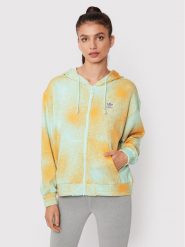 Adidas Bluza Allover Print HL6612 Kolorowy Relaxed Fit. Bluzy damskie Adidas, bez wzorów, z bawełny, bez kaptura. Za 379.99 zł.