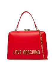LOVE MOSCHINO Torebka JC4096PP1NLM0500 Czerwony. Czerwone torebki do ręki damskie Love Moschino, bez wzorów, ze skóry, bez dodatków. Za 769.99 zł.