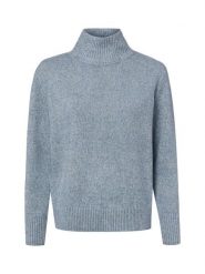 VG Sweter Kobiety Sztuczne włókno niebieski, XL. Niebieskie swetry damskie VG, xl, bez wzorów, z syntetyku, bez kołnierzyka, bez ramiączek, bez kaptura. Za 249.95 zł.