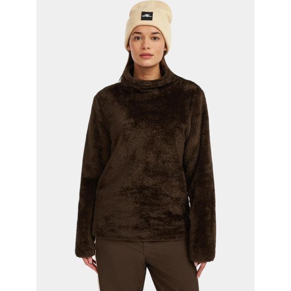 Sweter damski O'Neill FWC'Cruz Fuzzy. Brązowe swetry damskie O'Neill, bez wzorów, eleganckie, bez kołnierzyka, bez ramiączek, bez kaptura. W wyprzedaży za 233.10 zł.