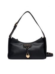 LOVE MOSCHINO Torebka Charmy JC4159PP1PL1300A Czarny. Czarne torebki do ręki damskie Love Moschino, bez wzorów, ze skóry, bez dodatków. Za 949.99 zł.