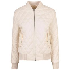 Damska nylonowa kurtka diamentowa Urban Classics. Białe kurtki damskie Urban Classics, l, bez wzorów, z materiału, bez kaptura. Za 246.50 zł.