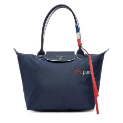 Torebka Longchamp. Niebieskie torebki do ręki damskie Longchamp, bez wzorów, bez dodatków. Za 2,679.00 zł.