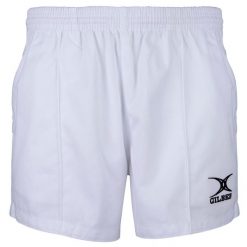 Szorty Gilbert Saracen V3. Białe krótkie spodenki sportowe męskie gilbert, bez wzorów. Za 149.50 zł.
