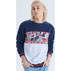 Bluza 123Klan x Granatowy. Bluzy męskie marki Cropp. Za 99.99 zł.