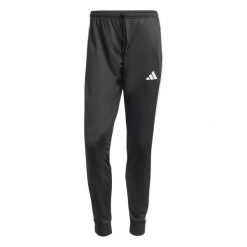 Spodnie dresowe adidas 3-Stripes. Białe spodnie sportowe męskie Adidas, uniwersalny, bez wzorów, z dresówki, na fitness i siłownię. Za 149.00 zł.