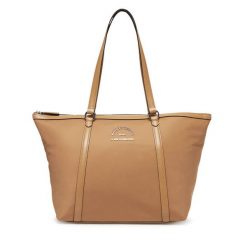 Torebka KARL LAGERFELD. Brązowe torebki do ręki damskie KARL LAGERFELD, bez wzorów, bez dodatków. Za 599.99 zł.