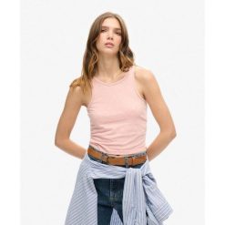 Top marszczony. Czerwone bielizna termoaktywna damska Superdry., bez wzorów, bez ramiączek. Za 113.95 zł.