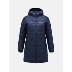 Kurtka narciarska damska Peak Performance Helium Down Parka. Niebieskie kurtki sportowe damskie Peak Performance, na zimę, s, bez wzorów, bez kaptura, narciarskie. W wyprzedaży za 1,369.00 zł.