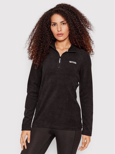 Regatta Polar Sweetheart RWA027 Czarny Regular Fit. Czarne bluzy sportowe damskie Regatta, bez wzorów, z polaru, bez kaptura. Za 99.99 zł.