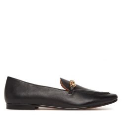 Loafersy TWINSET. Czarne mokasyny damskie Twinset. Za 519.99 zł.