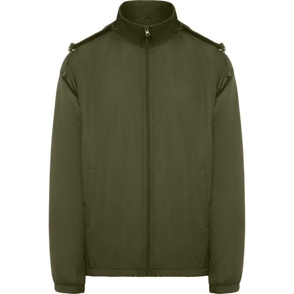 Męska Wodoodporna Kurtka Makalu. Zielone kurtki męskie ROLY, m, bez wzorów, sportowe, bez kaptura. Za 135.99 zł.