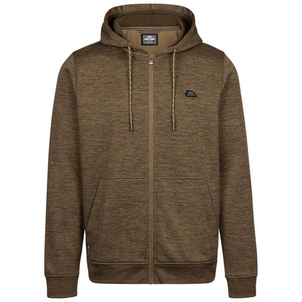 Męska Bluza Z Kapturem Fewston Full Zip. Brązowe bluzy męskie Trespass, m, bez wzorów, z materiału, z kapturem. Za 246.99 zł.