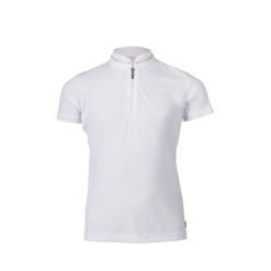 Dziewczęca konkursowa koszulka polo HKM Kids Amy. Białe t-shirty i topy dla dziewczynek HKM KIDS, bez wzorów, z elastanu, bez ramiączek. Za 215.00 zł.