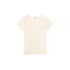 Koszulka damska Le Temps des cerises Smallvtrame. Białe t-shirty damskie Le Temps Des Cerises, bez wzorów, retro, bez kołnierzyka. Za 148.50 zł.