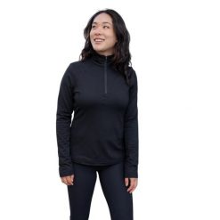 Damski Sweter Treeline Performance Quarter Zip Pullover. Brązowe swetry damskie STORMTECH, xl, bez wzorów, bez kołnierzyka, bez ramiączek, bez kaptura. Za 264.99 zł.