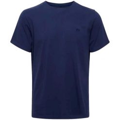Koszulka Blend Diton Logo Regular Fit. Niebieskie koszulki sportowe męskie DR BLEND, m, bez wzorów, z bawełny, bez kołnierzyka, bez ramiączek, na fitness i siłownię. Za 103.50 zł.