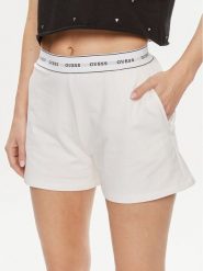 Guess Szorty piżamowe Carrie O4GD02 KBS91 Biały Loose Fit. Białe piżamy damskie Guess, l, z aplikacjami, z bawełny, bez ramiączek. Za 119.99 zł.