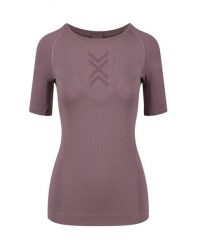 Koszulka biegowa damska X-Bionic Xceed Run Shirt Lavender. Fioletowe koszulki sportowe damskie X Bionic, l, bez wzorów, z dzianiny, sportowe, bez kołnierzyka. Za 340.30 zł.