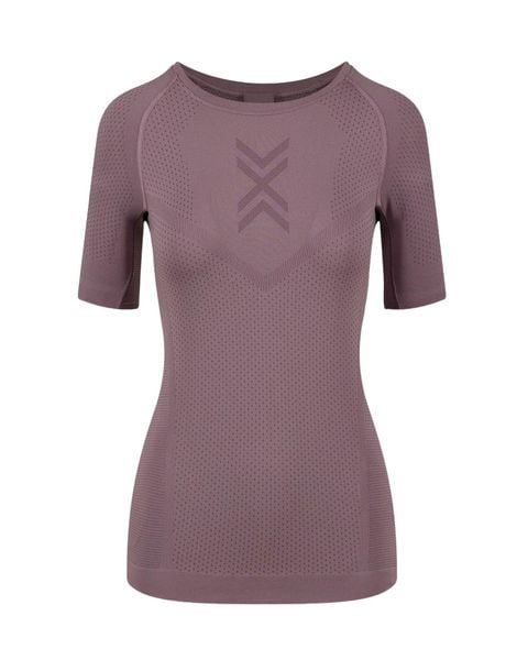 Koszulka biegowa damska X-Bionic Xceed Run Shirt Lavender. Fioletowe koszulki sportowe damskie X Bionic, l, bez wzorów, z dzianiny, sportowe, bez kołnierzyka. Za 331.25 zł.