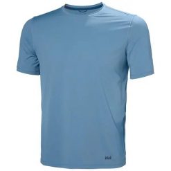 T-shirt Helly Hansen Shine Solen. Niebieskie t-shirty męskie Helly Hansen, na lato, m, bez wzorów, z elastanu, biznesowe, bez kołnierzyka. Za 279.00 zł.