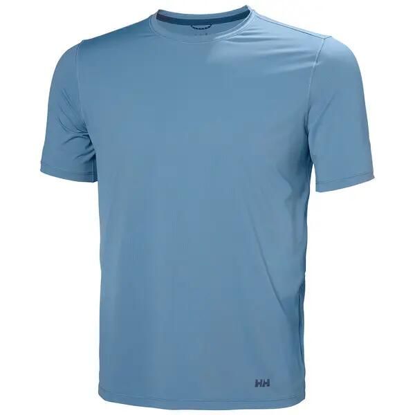 T-shirt Helly Hansen Shine Solen. Niebieskie t-shirty męskie Helly Hansen, na lato, m, bez wzorów, z elastanu, biznesowe, bez kołnierzyka. Za 221.50 zł.