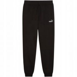 Męskie Spodnie Do Biegania Essentials 2 Logo. Czarne spodnie sportowe męskie Puma, m, bez wzorów, z dresówki, do biegania. Za 207.99 zł.