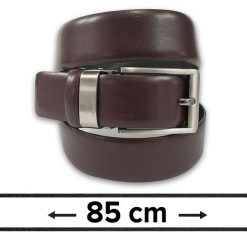 Pasek do Spodni, Elegancki, Brązowy 85 cm, Skórzany, Męski, Możliwość Skrócenia -ZET. Brązowe paski damskie Zet, bez wzorów, ze skóry, eleganckie. Za 89.00 zł.