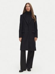 BOSS Płaszcz wełniany Classin1 50574982 Granatowy Regular Fit. Niebieskie płaszcze damskie Boss, na zimę, bez wzorów, z wełny, bez kaptura. Za 2,399.00 zł.