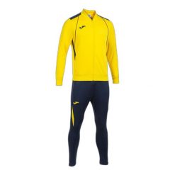 Dziecięcy dres Joma Championship VII. Niebieskie spodnie sportowe dla chłopców Joma, bez wzorów, z dresówki, sportowe, na fitness i siłownię. Za 242.25 zł.
