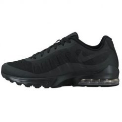 Buty do chodzenia męskie Nike Air Max Invigor GS. Czarne buty sportowe męskie Nike, z materiału, bez zapięcia, trekkingowe, nike air max. Za 375.80 zł.
