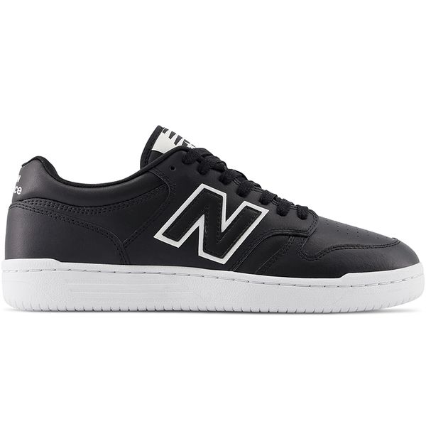 Buty unisex New Balance BB480LBT – czarne. Czarne buty sportowe męskie New Balance, z dresówki, bez zapięcia, trekkingowe. Za 249.99 zł.