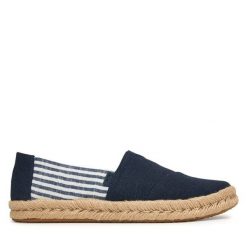 Espadryle Toms. Niebieskie espadryle damskie Toms, bez wzorów, bez obcasa, bez zapięcia. Za 349.99 zł.