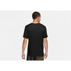 Koszulka męska nike hbr dri-fit tee black. Czarne koszulki sportowe męskie Nike, m, bez wzorów, bez kołnierzyka, bez ramiączek, do biegania, dri-fit (nike). Za 99.00 zł.