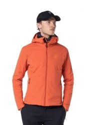Kurtka narciarska Rossignol męska Opside Hoodie JKT pomarańczowa. Brązowe kurtki męskie Rossignol, na zimę, m, bez wzorów, z elastanu, klasyczne, z kapturem. Za 1,025.00 zł.