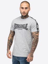 Koszulka Lonsdale Vementry. Czarne koszulki sportowe męskie Lonsdale, m, bez wzorów, z bawełny, bez kołnierzyka, bez ramiączek, na fitness i siłownię. Za 135.00 zł.