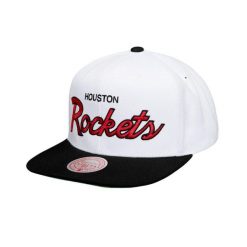 Czapka typu snapback Mitchell & Ness Heritage Script Toronto Raptors. Białe czapki i kapelusze męskie Mitchell & Ness, bez wzorów, eleganckie. Za 194.00 zł.