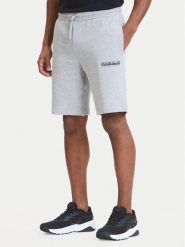 Napapijri Szorty sportowe N-Gori NP0A4IBQ Szary Regular Fit. Szare krótkie spodenki sportowe męskie Napapijri, m, bez wzorów, z bawełny. Za 322.99 zł.