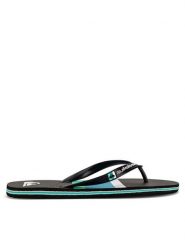 Quiksilver Japonki MOLOKAI STRIPE AQYL101361 KVJ3 Czarny. Czarne klapki męskie Quiksilver, z syntetyku. Za 79.99 zł.