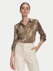Guess Koszula W6YH68 W3212 Zielony Regular Fit. Zielone bluzki damskie Guess, s, z aplikacjami, z syntetyku, bez kołnierzyka, bez ramiączek. Za 344.99 zł.