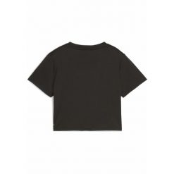 Damska krótka koszulka TAD ESSENTIALS PUMA Black. Czarne koszulki sportowe damskie Puma, l, bez wzorów, bez kołnierzyka, bez ramiączek. W wyprzedaży za 89.00 zł.