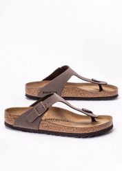Birkenstock Gizeh BFBC Japonki. Brązowe buty sportowe męskie Birkenstock, młodzieżowe. Za 299.99 zł.