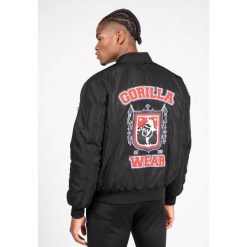 Covington Kurtka typu bomber - Czarny. Czarne kurtki męskie GORILLA WEAR, xl, bez wzorów, na fitness i siłownię. Za 609.99 zł.
