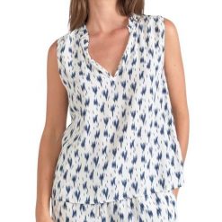 Koszulka damska Le Temps des cerises Rosita. Niebieskie t-shirty damskie Le Temps Des Cerises, bez wzorów, bez kołnierzyka. W wyprzedaży za 206.00 zł.