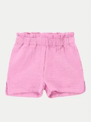 Coccodrillo Szorty materiałowe WC4119402HGK Różowy Relaxed Fit. Czerwone spodenki dla dziewczynek COCCODRILLO, bez wzorów, z bawełny. Za 49.99 zł.