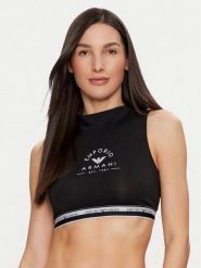 Emporio Armani Underwear Biustonosz top 164430 4R227 00020 Czarny Slim Fit. Czarne biustonosze Emporio Armani Underwear, bez wzorów, z bawełny. Za 179.99 zł.