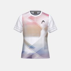 BREAK II TIE- Dziewczęca Koszulka Tenisowa. Niebieskie t-shirty i topy dla dziewczynek Head, z aplikacjami, z dzianiny, bez ramiączek. Za 190.00 zł.