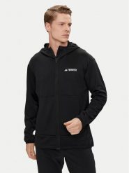 Adidas Bluza Terrex Xperior IB1832 Czarny Slim Fit. Czarne bluzy męskie Adidas, l, bez wzorów, z syntetyku, bez kaptura. Za 289.99 zł.