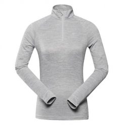 Koszulka sportowa damska Alpine Pro LTSB171773. Szare koszulki sportowe damskie Alpine Pro, m, bez wzorów, bez kołnierzyka, bez ramiączek. Za 282.00 zł.